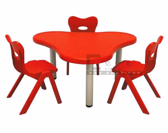 Colorful Children School Furniture Plastic Kids Round Table