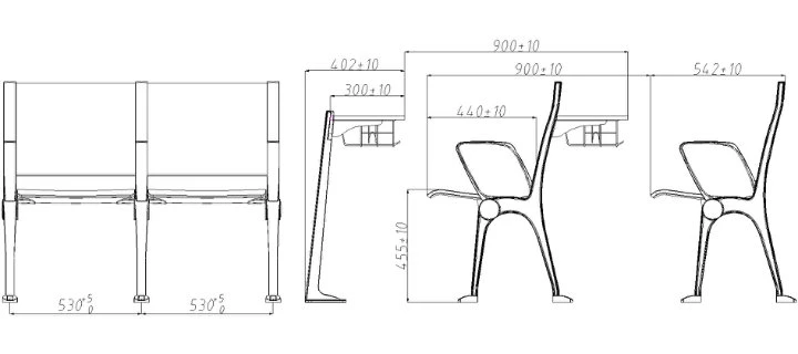 Educational Primary School Kids School Folding Plastic Children Classroom School Chair