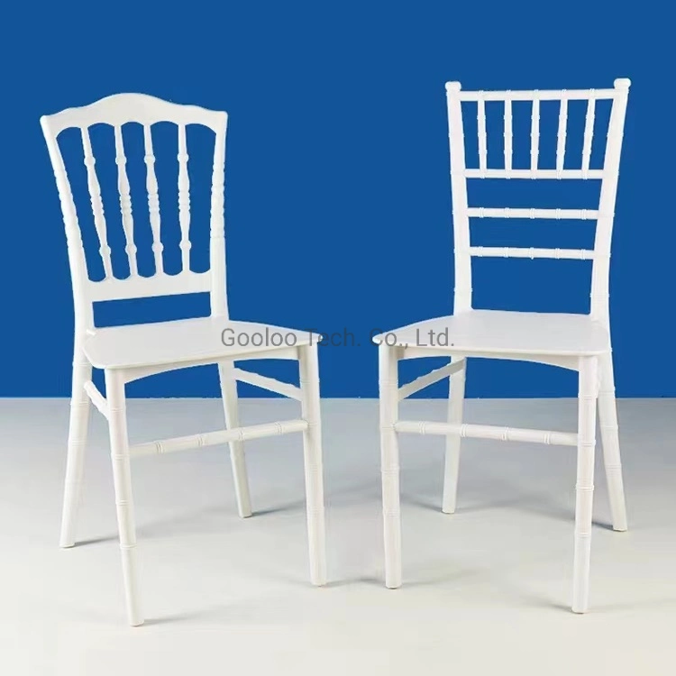 Stackable PP Plastic Hotel Restaurant Dining Tiffany Wedding Chiavari Chair