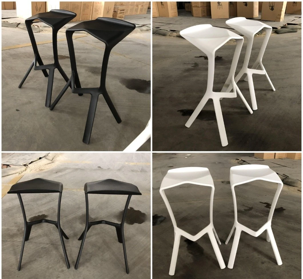 Wholesale Modern Stackable PP Plastic Bar Stool